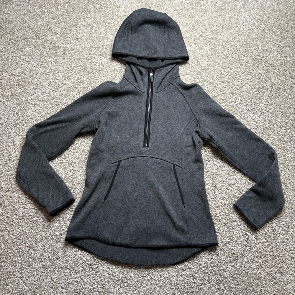 lululemon athletica Gray Hoodie Sweatshirt